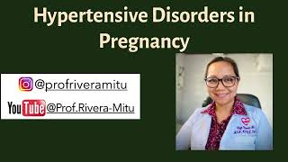 Hypertensive Disorders in Pregnancy [upl. by Grinnell]