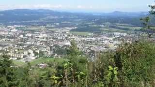 Villacher Alpenstraße Panorama über Villach Donnerstag 28082014 [upl. by Ahsitnauq495]