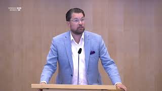 quotDet är inte vi som har förstört Sverigequot – Jimmie Åkesson [upl. by Lelith]