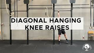 DIAGONAL HANGING KNEE RAISES  HCA CROSSFIT [upl. by Neo]