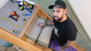 How To Install Custom Carpet Stair Runner  Step By Step Installation [upl. by Yssor]