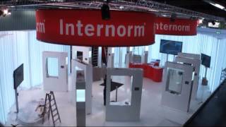 Internorm KonzernMessestand Aufbauarbeiten [upl. by Youngran]