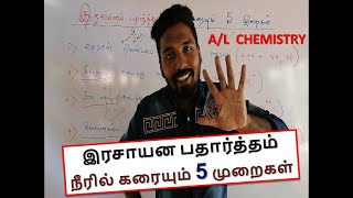 இரசாயன பதார்த்தம் நீரில் கரையும் 5 முறைகள்  INORGANIC  IN TAMIL  தமிழில் l THIVA TUTORIALS [upl. by Crandale864]