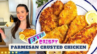 Extra Crispy Parmesan Crusted Chicken [upl. by Nennahs352]