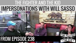 The Fighter and The Kid  Impersonations with Will Sasso [upl. by Fairman]