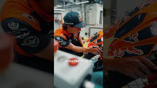 Chase checks out the 2024 KTM 450 SXF FACTORY EDITION production line [upl. by Aivatan]