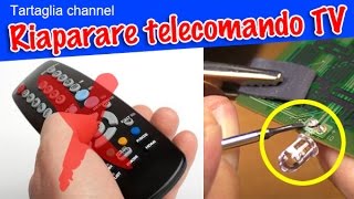 TELECOMANDO ROTTO ecco come si ripara dopo una brutta caduta [upl. by Frohman]