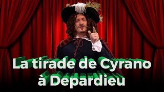 La tirade de Cyrano de Bergerac à Depardieu  James Deano  Le Grand Cactus 148 [upl. by Lyrrehs]