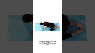 Are you doing childs pose correctly Try this yoga pose tutorial [upl. by Eitsim]