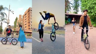 BMX Cycle Stunt  New bmx cycle stunt tik tok video  BMXCycleStunt [upl. by Ardnuahs727]