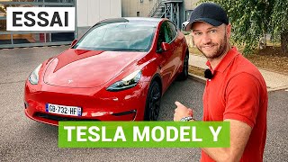 Essai Tesla Model Y Grande Autonomie  Le meilleur SUV électrique [upl. by Acinhoj]