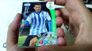 Apertura caja adrenalyn FIFA World Cup Brasil 2014 edición inglesa Unboxing UK edition [upl. by Gardener]