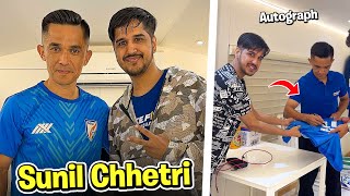 I Met SUNIL CHHETRI Sir in Real Life [upl. by Remle]