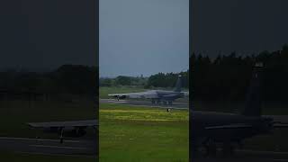 B52 Stratofortress Take Off US Air Force b52 shorts shortvideo military [upl. by Annaihr333]