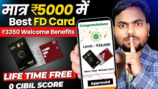 FD Credit Card 2024  Best FD Credit Card 2024  FD Against Credit Card  FD Based Credit Card [upl. by Fritzie615]