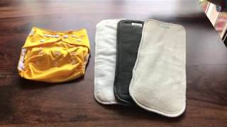 What is a pocket diaper and the different inserts that can be used with it [upl. by Ihtak287]