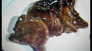 MAPLEPEPPER GLAZED PORK CHOPS SUPER EASY RECIPE [upl. by Rowell]