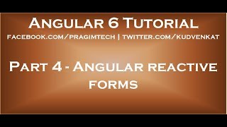 Angular reactive forms [upl. by Yanehc]