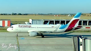 TRIP REPORT  Eurowings  Airbus A320 sharklets  Prague  Düsseldorf [upl. by Oicnoel666]