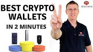 Best Cryptocurrency Wallets of 2024 in 2 minutes [upl. by Ecertap]