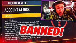 I GOT BANNED ON FIFA 22 [upl. by Husch766]