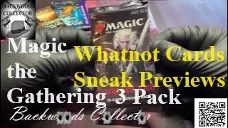 Magic the Gathering 3 Pack Opening Whatnot Stream Sneak Peak Preview Cards Some New June Top 10 [upl. by Yartnod]