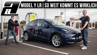 2022 Tesla Model Y Long Range  Reale Reichweite bei 130kmh  Ladeleistung  VERBRAUCHSTEST [upl. by Lawton194]