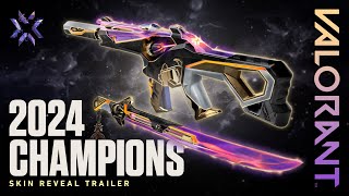 Champions 2024 Skin Reveal Trailer  VALORANT [upl. by Naelopan]