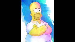 The Simpsons Characters Theme SongRemasteredUptdated [upl. by Gorski696]