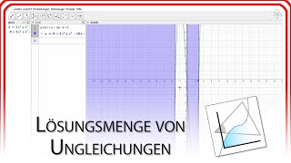 Lösungsmenge von Ungleichungen  GeoGebra EasyGoing [upl. by Humfrid480]