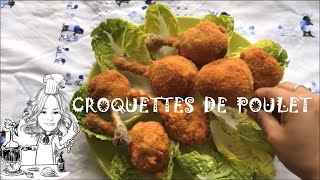 RECETTE DE CROQUETTES DE POULET [upl. by Corvin]