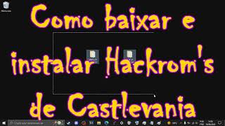 Como baixar e instalar Hackroms de Castlevania NDS e GBA [upl. by Enimsay]