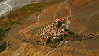 Thiksey Monastery In Leh Ladakh Drone View 4k ytshorts vlog [upl. by Lamak482]