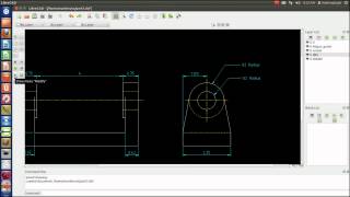 LibreCad Tutorial 4  Dimensioning  part 2 of 2 [upl. by Atina]