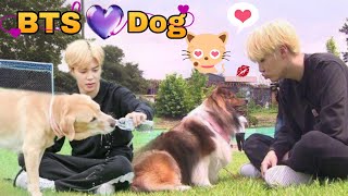 BTS PLAY WITH dogs 🐶 [upl. by Alul]