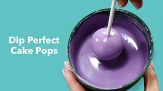 Perfect Cake Pop Coating amp Dipping  Cake Decorating Tutorial with Kris GaliciaBrown [upl. by Htnamas]