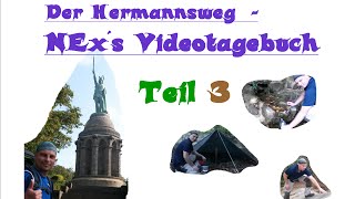 Trekking Episode 2  Der Hermannsweg  NEx´s Videotagebuch Teil 310 [upl. by Luhe]