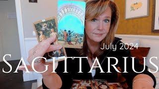 SAGITTARIUS  SUDDEN AWAKENING Brings Spiritual Togetherness  July 2024 Zodiac Tarot Reading [upl. by Anaihsat]