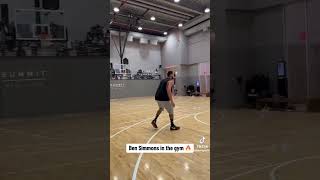 Ben Simmons in the gym 🔥 hoodnews futurelations bensimmons practice [upl. by Mulloy]