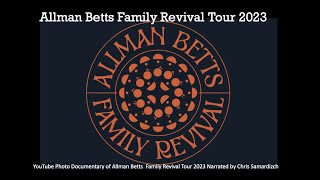 Allman Betts Family Revival Tour 2023 Honors Allman Brothers Band Gregg Allman and Dickie Betts [upl. by Nuhsar]