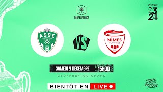 Coupe de France  ASSE  Nîmes en live [upl. by Amsirac]