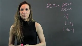 Percent as a Ratio  High School Math Help [upl. by Ltihcox]