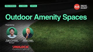 Outdoor Amenity Spaces Webinar [upl. by Enitsahc446]