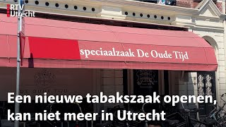 Gemeente Utrecht verbiedt openen nieuwe tabakszaken  RTV Utrecht [upl. by Huber]