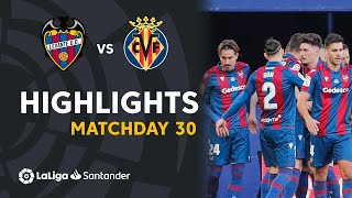 Resumen de Levante UD vs Villarreal CF 20 [upl. by Loferski]