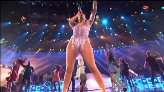 Jennifer López tributo a Celia Cruz Live at American Music Awards 2013 HD 720p [upl. by Ilam815]