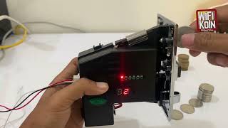 Tutorial Setting Coin Acceptor WIFI KOIN HX916 [upl. by Anaidiriv]