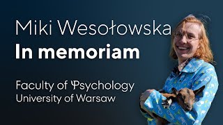 Konferencja „Miki Wesołowska In memoriam” [upl. by Lambard]