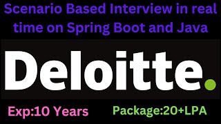 Inside Look Deloitte Java Full Stack Developer Interview Questions and Answers [upl. by Haroppiz]