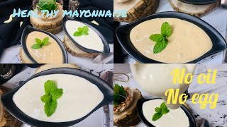 നിങ്ങളാവശ്യപ്പെട്ട മയോണൈസ് റെസിപി  healthy mayonnaise recipe  oil free mayonnaise  iftar special [upl. by Atteuqcaj]